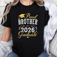 thumbnail image 1 of Playera de Mujer 100% Algodón - Orgulloso Hermano de un Graduado 2026, 1 of 7