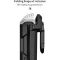 thumbnail image 3 of case for Samsung Z Flip 3 Case with Hinge Protective, Galaxy Z Flip 3 Case with Ring Compatible with Samsung Galaxy Z Flip 3 5G Case, Black, 3 of 14
