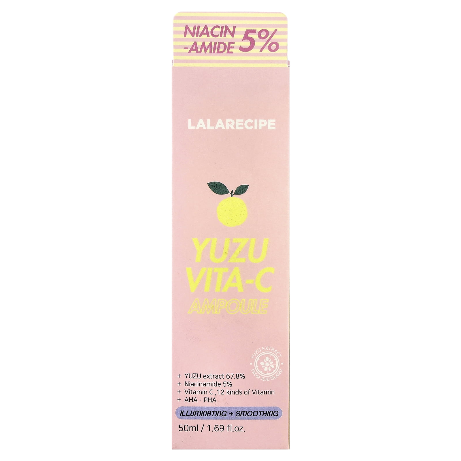 Lalarecipe Yuzu Vita-C Ampoule, 1.69 fl oz (50 ml)