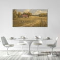 thumbnail image 6 of HFDF Large Vintage Barn Wall Art Country Landscape Pictures Wall Decor Rustic Farmhouse Nature Canvas Painting Home Modern Artwork Decorations for Living Room Bedroom Bathroom Office 24x16inch Framed, 6 of 7