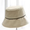 thumbnail image 3 of CoCopeaunts Plain Bucket Hat Sunscreen Sunscreen Outdoor Packable Fisherman Hat Female Casual Wild Wear Solid Color Sun Cap, 3 of 8