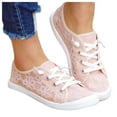 thumbnail image 5 of asdoklhq Casual Shoes for Women,Low-cut Canvas Shoes One-foot Lazy Korean Version Student Casual Flat Shoes, 5 of 6