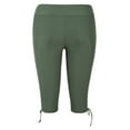 thumbnail image 4 of Hilor Women's Rash Guard Board Shorts UPF50+ Sports Capris Swim Bottom Skinny Surfing Tights Leggings, 4 of 8