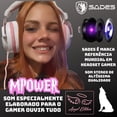 thumbnail image 2 of Auriculares para juegos SADES MPOWER Stereo para PS4 PC Mobile - Angel, 2 of 6