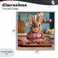 thumbnail image 4 of Stupell Industries Eclectic Mrs. Bunny Bakewell Gray Framed Giclee Art, 17 x 17, by Lucia Heffernan, 4 of 8