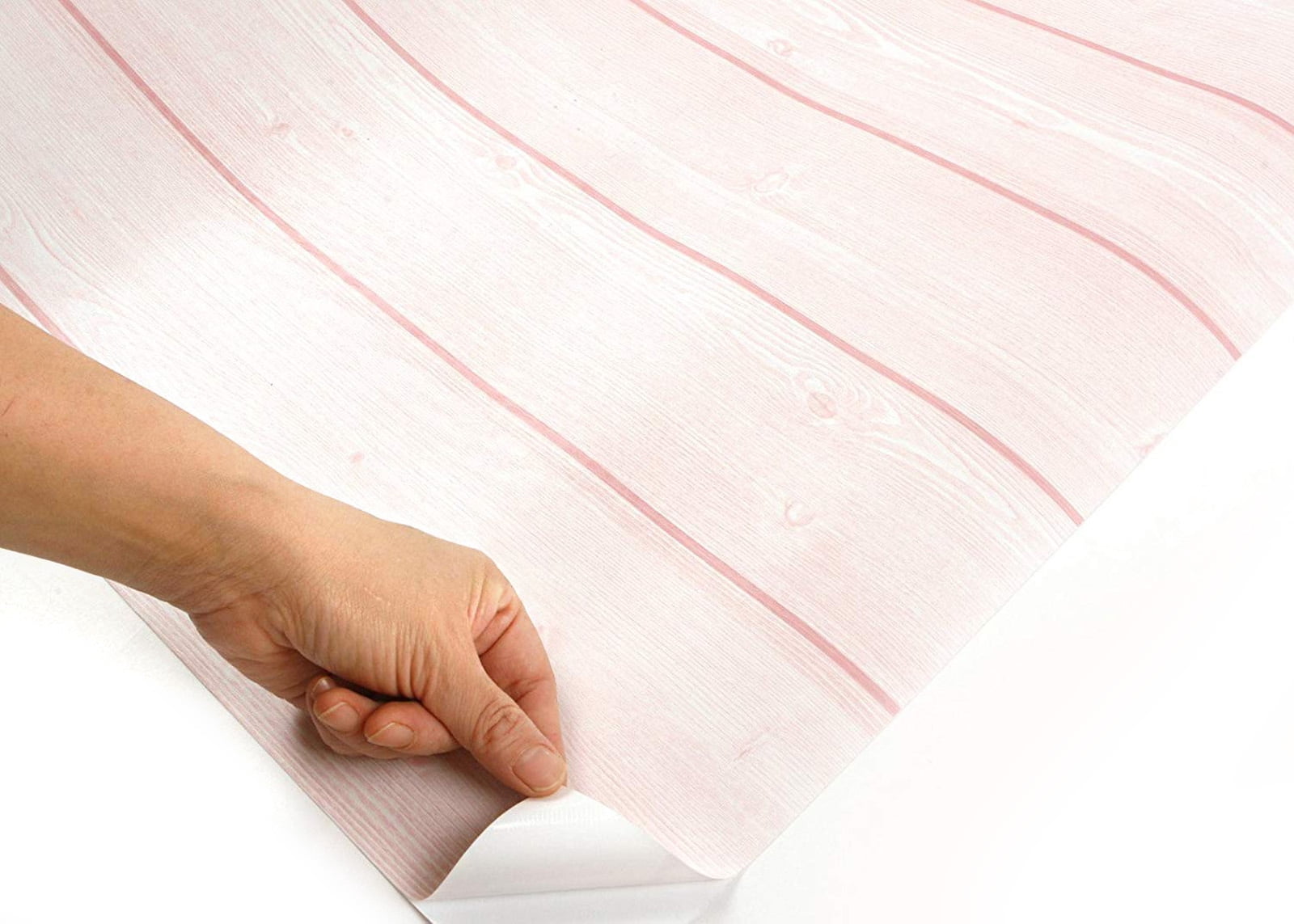 ROSEROSA Peel and Stick PVC Faux Wood Self-Adhesive Wallpaper Covering Counter Top Shelf Liner Panel Wood 2.00 Feet(W) X 6.56 Feet(L)