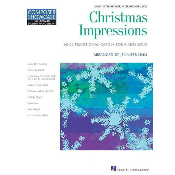 Composer Showcase: Christmas Impressions: Nine Traditional Carols for Piano Solo (Paperback)