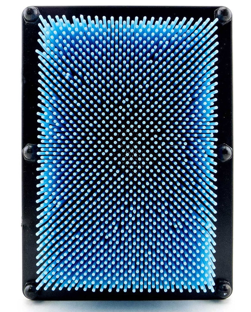 PlayWorld Board No More! 3D Pin Art Impression Board Light Blue