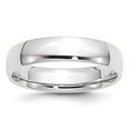 thumbnail image 4 of 10K White Gold 5mm Light Weight Comfort Fit Band Ring Size 14, 4 of 7