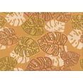 thumbnail image 1 of Ahgly Company Indoor Rectangle Patterned Yellow Orange Area Rugs, 2' x 4', 1 of 6