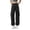 Black, variant on Women's Fall Straight Leg Long Cargo PantsSolid Outdoor Multi Pockets Drawstring Air Permeable for Activis