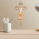 thumbnail image 3 of 1 juego de candelabro de pared de hierro, candelabro de pilar, soporte para velas en forma de cruz, 3 of 8
