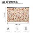 thumbnail image 3 of Susaid Wildflowers Vintage Print Makeup Mini Bags for Women Multi Color Cosmetics Bag Travel Toiletry Bag Pencil Pouch Blank Makeup Bags with Zipper, 3 of 7