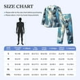 thumbnail image 4 of Naloa Cloud Sunshine Puppy Men’s Pajamas Set - Long Sleeve Button Down Sleep Shirt and Pajama Bottoms Sleepwear Set-Large, 4 of 7