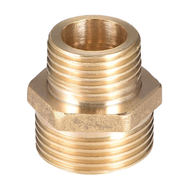 racor de tubo de latón que reduce la boquilla hexagonal 1/2"x 3/4" g racor de latón tubo macho