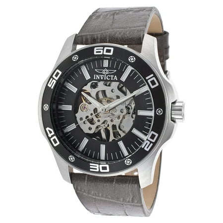 Invicta Men's 17258 Specialty Mechanical 3 Hand Black Dial Watch