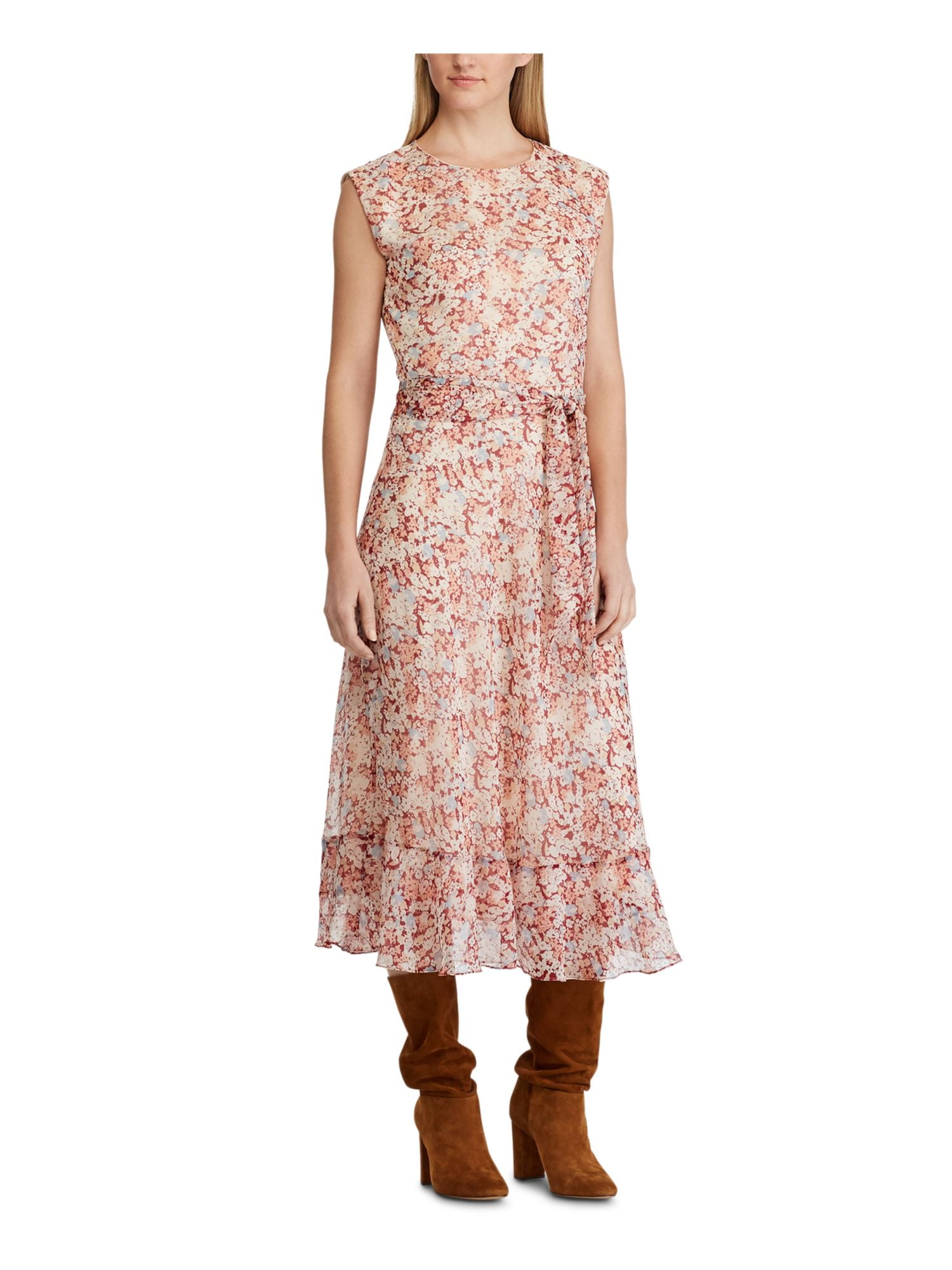 coral dress size 14
