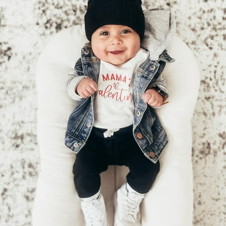 

Kids Baby Boy Long Sleeve Christmas Clothes Set T-shirt+Plaid Pants 2PCS Outfits
