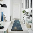 thumbnail image 4 of Yayeee Runner Rug for Bedroom 2'x6' Machine Washable Hallway Non Slip Mat, Dark Star Map, 4 of 8