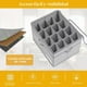 thumbnail image 2 of Paquete de 16 Zapatera Organizador, Caja Plegable de Tela para Zapatos con Cubierta Transparente, Caja para Zapatos Adecuada para Guardar Varios Zapatos, 2 of 7