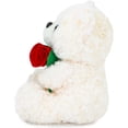 thumbnail image 4 of Guvpev 9" Teddy Bear Stuffed Animal, Hugging Rose, Super Soft  Romantic Teddy Bear Plush Toy, Valentine's Day, Mother's Day &  Graduation Gift, White, 4 of 13