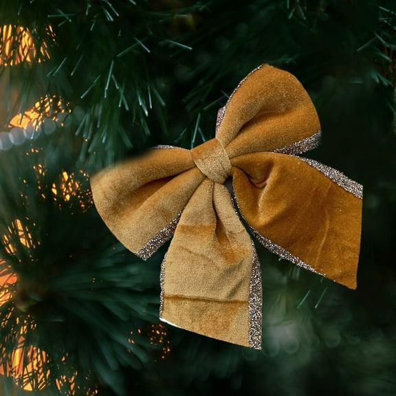 Christmas Tree Christmas Day Gifts For Girls And Women Bow With Ponytail Holders Complete Your Cheerleader Outfit Uniform Strong Hair Ties Bands Elastics Christmas Decorations