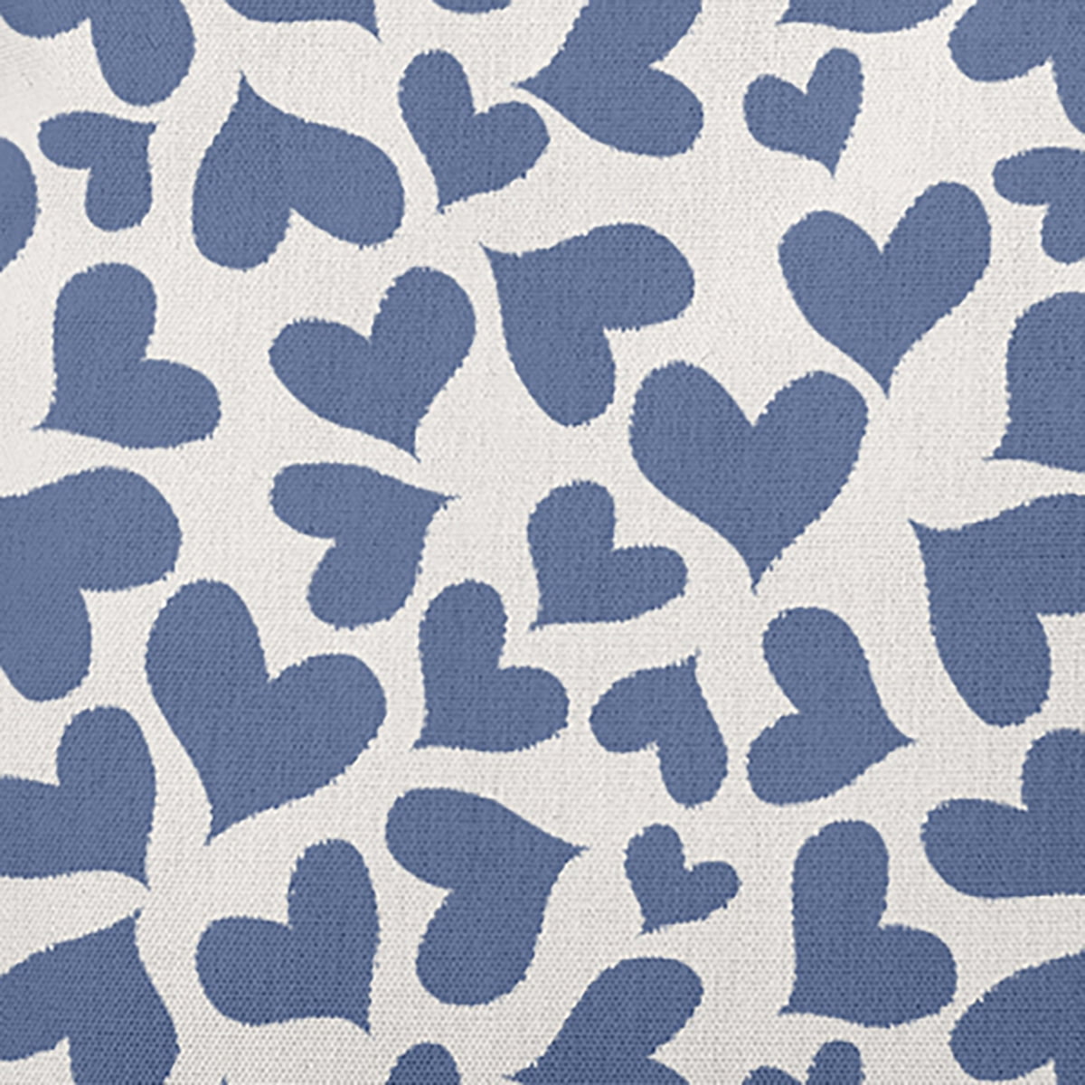 20"x20" Simply Daisy Valentines Patterned Hearts Poly Accent Pillow, Blue Qty 1