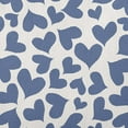thumbnail image 2 of 26"x26" Simply Daisy Valentines Patterned Hearts Poly Accent Pillow, Blue Qty 1, 2 of 5