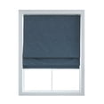 thumbnail image 2 of Everyday Celebration Belmar Roman Shades Cordless Blackout Polyester Roman Window Shades, Blue 36x64, 2 of 7