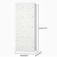 thumbnail image 4 of ZXNYH Portable Closet for Hanging Clothes, Combination Armoire, Modular Cabinet for Space Saving, Ideal Storage Organizer Cube for Books, Toys, 8 Cubes, 4 of 7