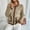 Khaki, variant on Cardigan Sweaters for Women Early Fall Fashion Long Sleeve Crew Neck Button Down Fall Outfits with Pocket