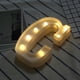thumbnail image 1 of Xihbxyly Luces de Letras, Letrero Led Decorativo con Alfabeto, Caracteres Iluminados En Blanco Cálido, Versátil para Pared o de Pie, Decoración para Mesa de Fiesta, Decoración Navideña para El Hogar, 1 of 4