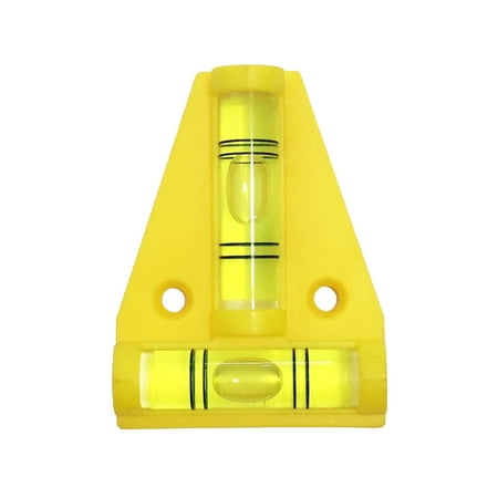 Plastic T-type Level Bubble Triangular Red Black Orange Color Acrylic ...