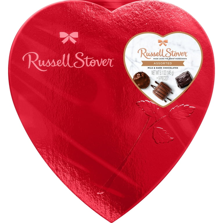 Russell Stover Iddy Biddy Chocolate Mini Hearts, 1.4 Oz.