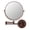 Antique Bronze, variant on OVENTE 9" Wall Mount Makeup Mirror, 1X & 10X Magnifier, Adjustable Spinning Double Sided Round Reflection, Extend, Retractable & Folding Arm, Bathroom & Vanity Décor, Antique Bronze MNLFW90ABZ1X10X