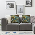 thumbnail image 2 of Acheng Palm Leaves with Lush Branches and Leaves Tropical Jungle Palm Leaves Short Plush Pillowcase Set of 2 White, 2 of 7