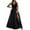C-Black38, variant on Formal Maxi Dress Women V Neck Sleeveless Sexy Solid Color Party Prom Dress Split Evening Gown Mesh Layered Versatile Dresses