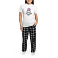 thumbnail image 5 of CafePress - Bride's Crew Women's Light Pajamas - Women's Short Sleeve Print T-Shirt and Pants Light Cotton Pajama Set, 5 of 7
