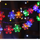 thumbnail image 3 of Guirnalda de luces LED con forma de copo de nieve de 20 LED de 3 m, adornos navideños para el hogar, decoración colgante para árbol de Navidad, regalos de Año Nuevo 2023, 3 of 5