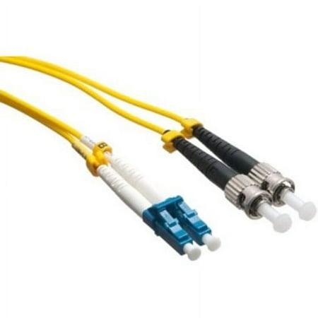 UPC: 0841280157813 | Axiom LC/ST Singlemode Duplex OS2 9/125 Fiber Optic Cable 90m  TAA Compliant