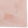 thumbnail image 3 of Linon Maven Faux Rabbit Pink 8' X 10' Rectangle Area Rug RUGFR0481, 3 of 6