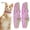Pink, variant on CHBORLESS 2 Pcs PU Leather Cat Collar Shiny Diamond Adjustable Kitten Collar,Gold,Medium