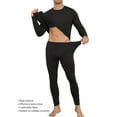 thumbnail image 3 of MINTREUS Thermal Underwear for Men Long Johns with Fleece Lined, Base Layer Men Cold Weather Top Bottom, 3 of 7
