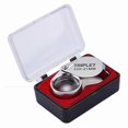 thumbnail image 4 of 3pcs Illuminated Jewelry Loop Magnifier 10X 20X 30X Magnifying Glass Jewelers Eye Loup LED/UV Handheld Magnifying Glass for Close Work Picking Stones, 4 of 5