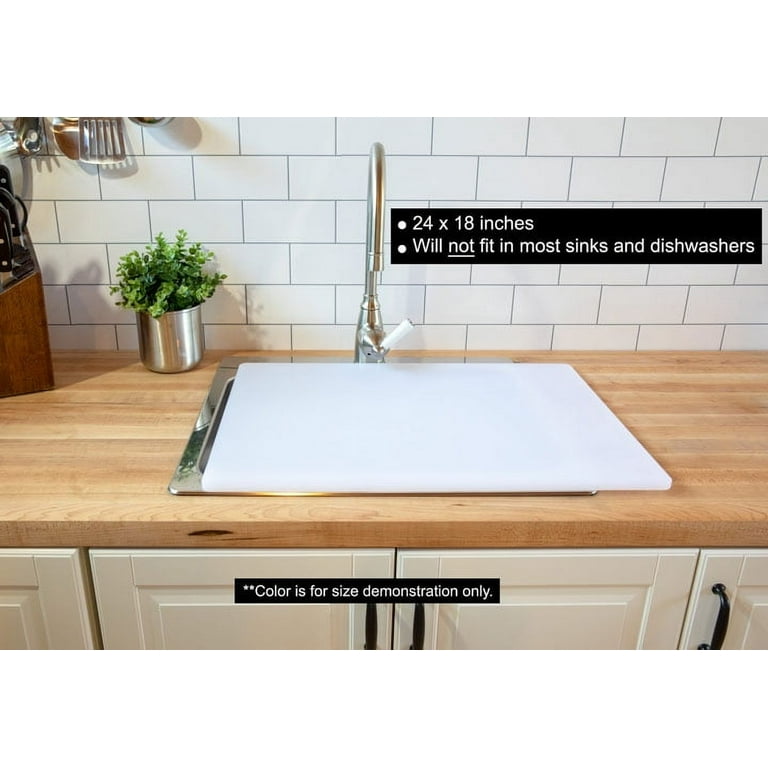 Commercial Cutting Board 18 x 24, White - SANE - Sewing and Housewares