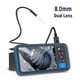 thumbnail image 1 of Endoscopio industrial MS450 con pantalla HD 4.5", doble lente de 8mm y tubo flexible de 5m, resistente al agua IP67, incluye memoria de 32GB y batería recargable, ideal para inspección de autos y, 1 of 6