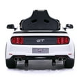 thumbnail image 4 of Ford Mustang GT Kids 24V Electric Ride-On Car w R/C Parental Control Remote, LED Foam wheels + Underbody LED Kit, MP3 + Wireless Music Streaming, Car Cover, Vegan Leather Seat, 4 of 10