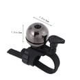 thumbnail image 4 of Retro Mountain Bike Bell Ring Cycling Bell Handlebar Alarm Sound Children Kids Adult Accessories(Black), 4 of 8