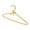 Gold, variant on Pearl Bow Hanger for Wedding Dress and Evening Gown, Gold Plastic Hanger with Metal Core for Heavy Garments, 15.55x8.86 Inch