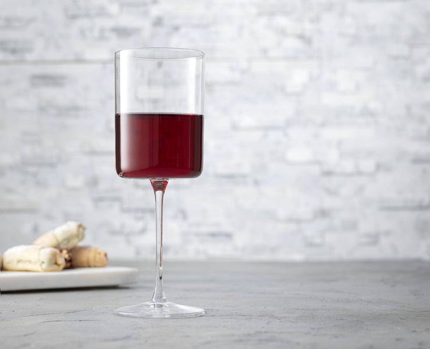JoyJolt Claire Stemmed Red Wine Glasses Set of 4